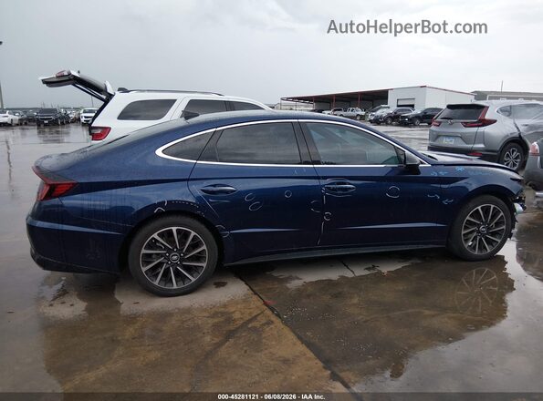 5NPEJ4J23LH042731 2020 HYUNDAI SONATA Dark Blue Панорамний вид салону 360°