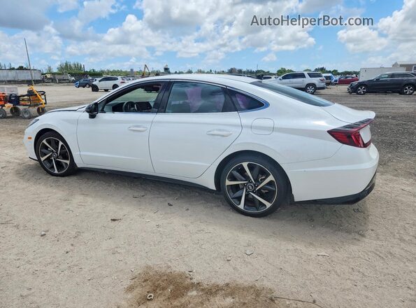 5NPEJ4J23MH123794 2021 HYUNDAI SONATA White 
