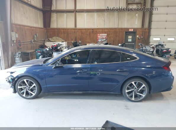 5NPEJ4J23MH132687 2021 HYUNDAI SONATA Синий 