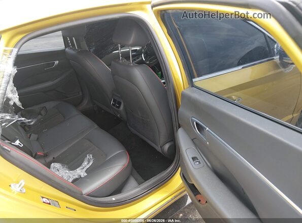 5NPEJ4J24MH098162 2021 HYUNDAI SONATA Yellow VIN կոդի պիտակի տեսք