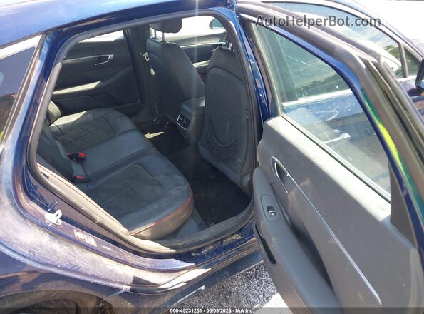 5NPEJ4J25MH062822 2021 HYUNDAI SONATA Blue VIN კოდის სტიკერის ხედი