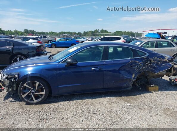 5NPEJ4J25MH062822 2021 HYUNDAI SONATA Blue 