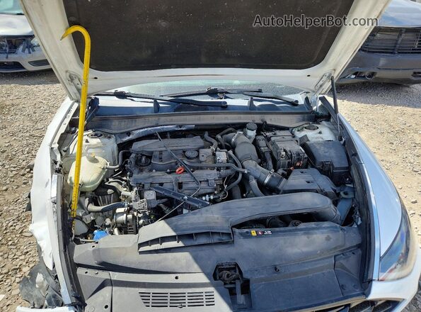 5NPEJ4J26LH018522 2020 HYUNDAI SONATA White უკანა სალონის ხედი