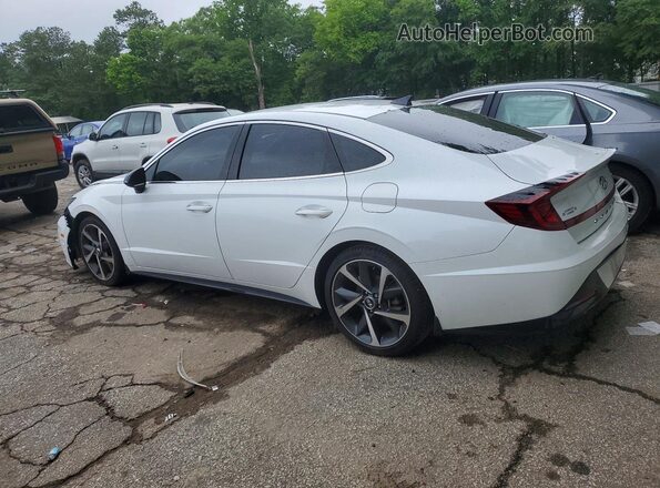 5NPEJ4J26MH083016 2021 HYUNDAI SONATA White უკანა მარცხენა