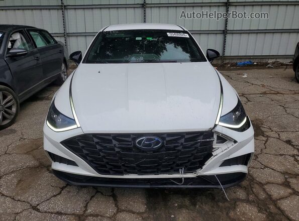 5NPEJ4J26MH083016 2021 HYUNDAI SONATA White წინა ხედი