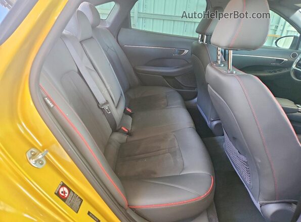 5NPEJ4J27LH016732 2020 HYUNDAI SONATA Золотой Вид задних сидений