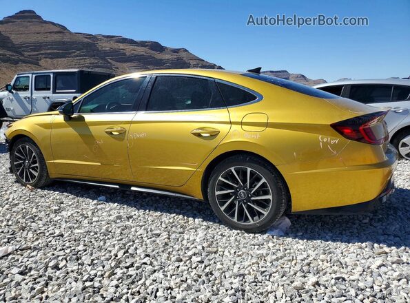 5NPEJ4J27LH024507 2020 HYUNDAI SONATA Gold Հետևի ձախ