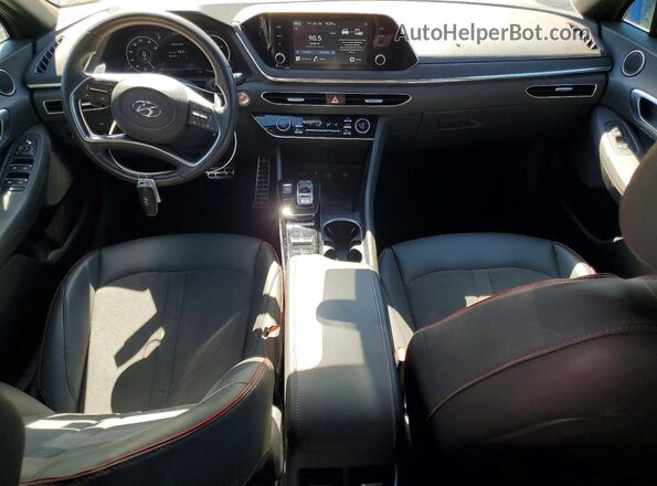 5NPEJ4J27LH024507 2020 HYUNDAI SONATA Gold Առջևի վահանակի տեսք