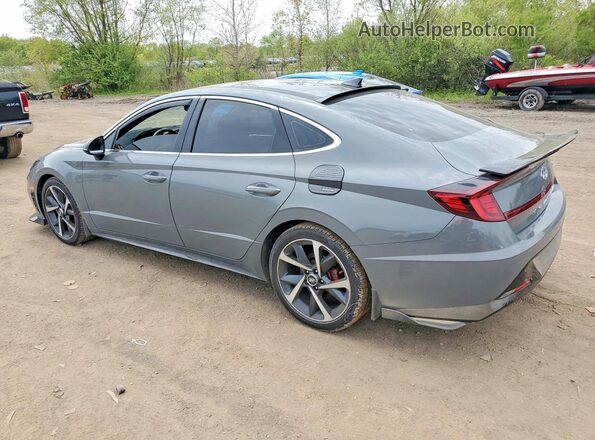 5NPEJ4J27MH064863 2021 HYUNDAI SONATA Серый 