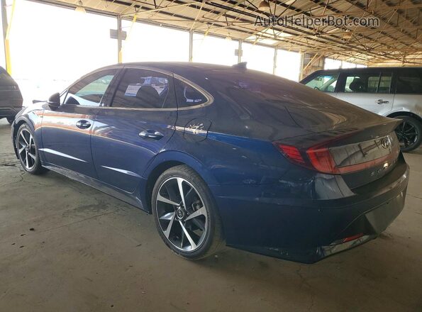 5NPEJ4J27MH108487 2021 HYUNDAI SONATA Blue 