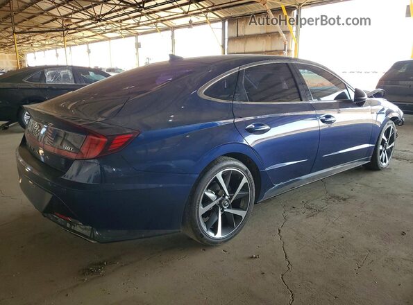 5NPEJ4J27MH108487 2021 HYUNDAI SONATA Blue 