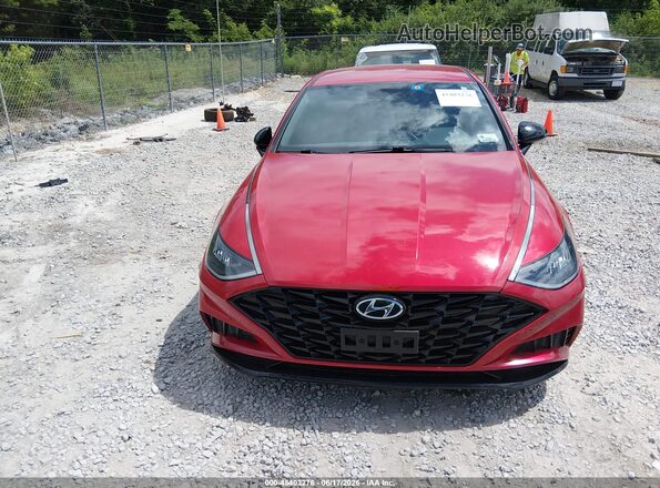 5NPEJ4J28LH033586 2020 HYUNDAI SONATA Red Սարքավորումների վահանակի տեսք