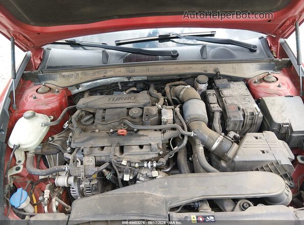 5NPEJ4J28LH033586 2020 HYUNDAI SONATA Red Հետևի տեսք