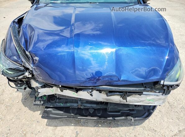 5NPEJ4J28NH137384 2022 HYUNDAI SONATA Синий Вид задней части салона