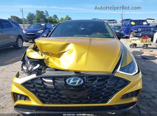 5NPEJ4J29LH013783 2020 HYUNDAI SONATA Gold ხელსაწყოთა პანელის ხედი