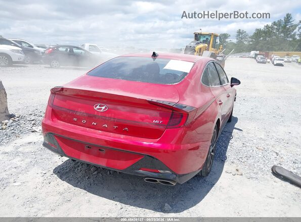 5NPEJ4J29LH035007 2020 HYUNDAI SONATA Red Rear right