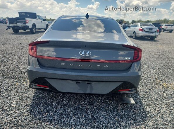5NPEJ4J29MH066257 2021 HYUNDAI SONATA Gray Rear view