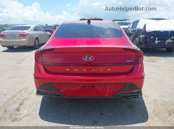 5NPEJ4J29MH118213 2021 HYUNDAI SONATA Red 