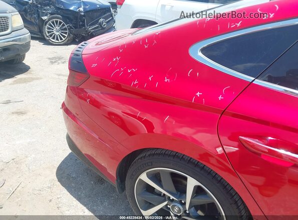 5NPEJ4J29MH118213 2021 HYUNDAI SONATA Red Դիմացի տեսք