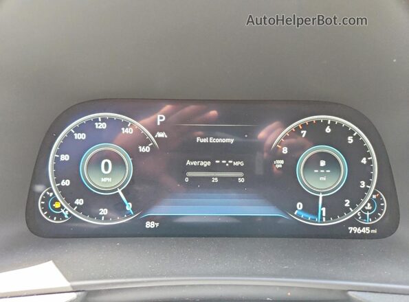 5NPEJ4J2XLH018930 2020 HYUNDAI SONATA Серый Вид щитка приборов