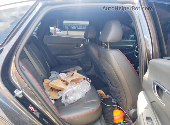 5NPEJ4J2XLH018930 2020 HYUNDAI SONATA Серый Вид задних сидений