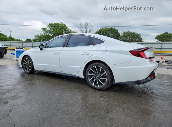 5NPEJ4J2XLH044654 2020 HYUNDAI SONATA White Задня ліва чверть