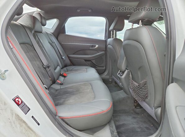 5NPEJ4J2XLH044654 2020 HYUNDAI SONATA White Вид задніх сидінь