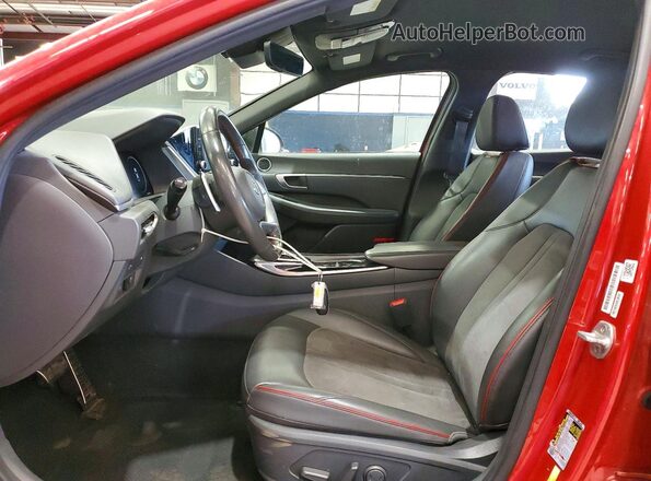 5NPEJ4J2XMH094231 2021 HYUNDAI SONATA Red 