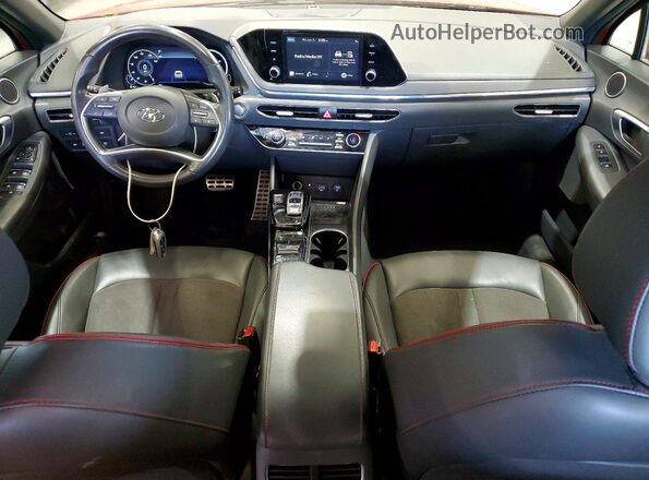5NPEJ4J2XMH094231 2021 HYUNDAI SONATA Red 