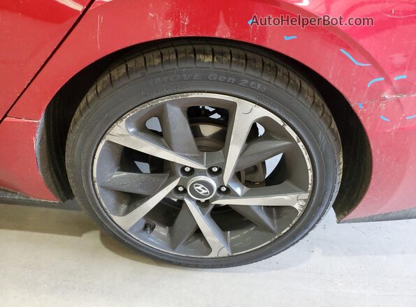 5NPEJ4J2XMH094231 2021 HYUNDAI SONATA Red 