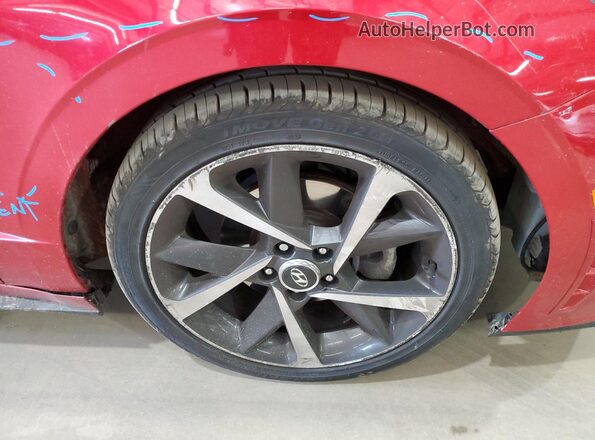5NPEJ4J2XMH094231 2021 HYUNDAI SONATA Red 