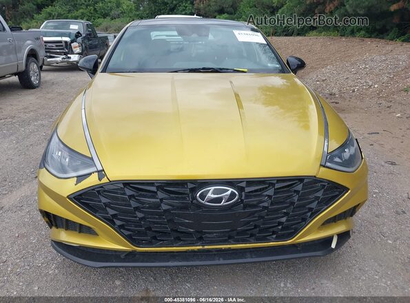 5NPEJ4J2XMH123856 2021 HYUNDAI SONATA Green Vista del cuadro de instrumentos