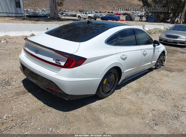 5NPEK4JC0MH106005 2021 HYUNDAI SONATA White უკანა მარჯვენა