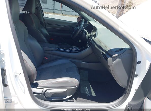 5NPEK4JC0MH106005 2021 HYUNDAI SONATA White წინა სალონის ხედი