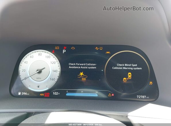 5NPEK4JC0MH106005 2021 HYUNDAI SONATA White უკანა სავარძლების ხედი