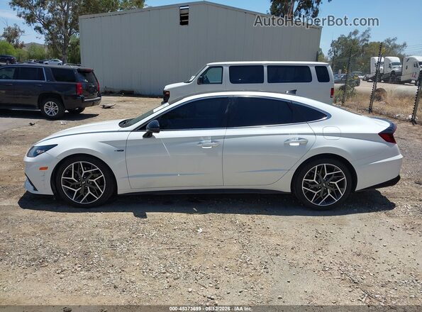 5NPEK4JC0MH106005 2021 HYUNDAI SONATA White სალონის 360-გრადუსიანი ხედი