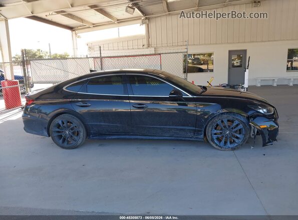 5NPEK4JC1MH105624 2021 HYUNDAI SONATA Black Rear interior view