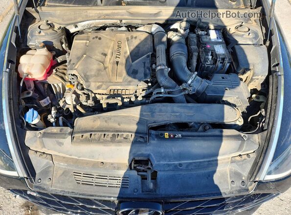 5NPEK4JC1NH139001 2022 HYUNDAI SONATA Black Vista interior trasera