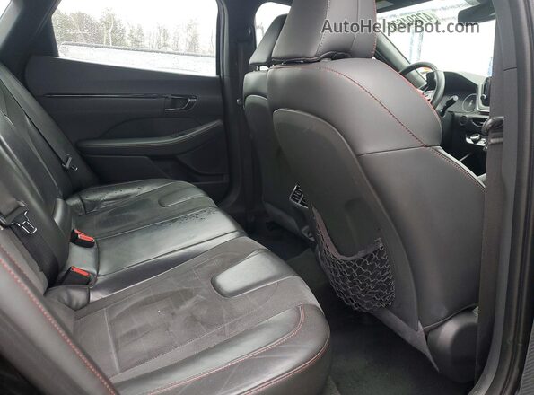 5NPEK4JC1NH143680 2022 HYUNDAI SONATA Black Widok tylnych siedzeń
