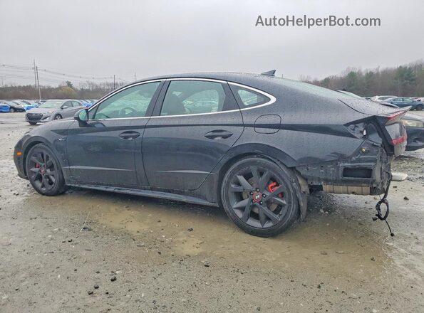 5NPEK4JC1NH143680 2022 HYUNDAI SONATA Black Tył lewy