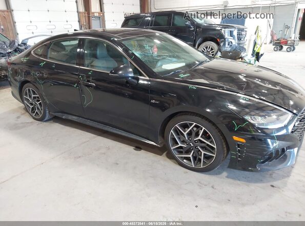 5NPEK4JC3MH112767 2021 HYUNDAI SONATA Black Вид спереду