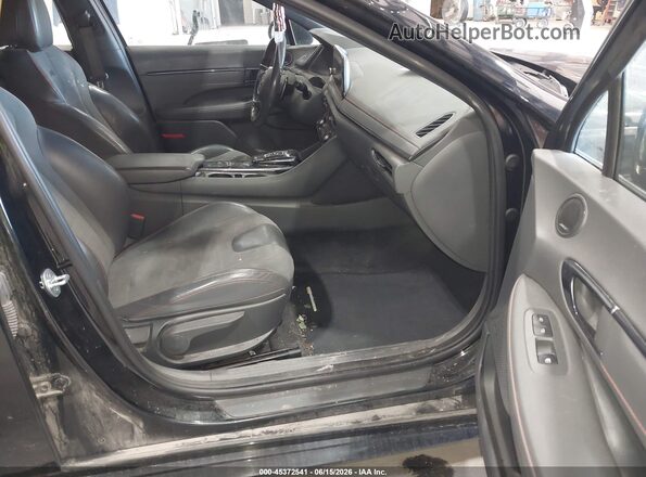 5NPEK4JC3MH112767 2021 HYUNDAI SONATA Black Вид салону спереду