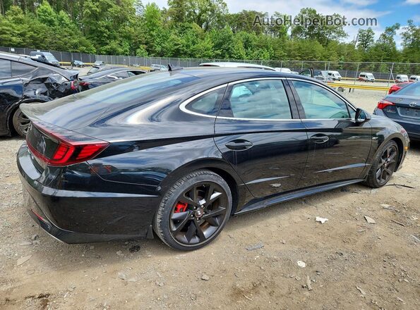 5NPEK4JC3NH146449 2022 HYUNDAI SONATA Black უკანა მარჯვენა