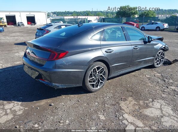 5NPEK4JC4NH133922 2022 HYUNDAI SONATA Gray Հետևի աջ
