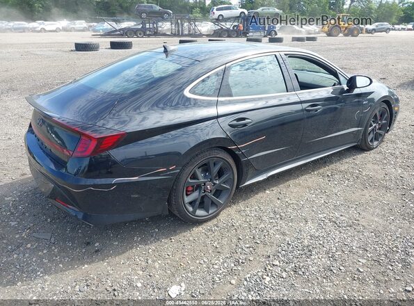 5NPEK4JC6NH142086 2022 HYUNDAI SONATA Black უკანა მარჯვენა