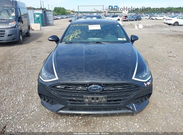 5NPEK4JC6NH142086 2022 HYUNDAI SONATA Black ხელსაწყოთა პანელის ხედი