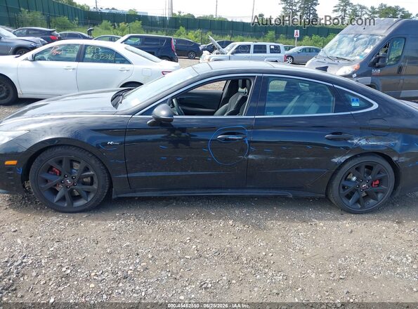 5NPEK4JC6NH142086 2022 HYUNDAI SONATA Black სალონის 360-გრადუსიანი ხედი