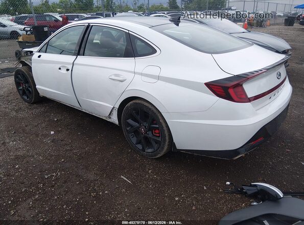 5NPEK4JC6NH144484 2022 HYUNDAI SONATA White Հետևի ձախ