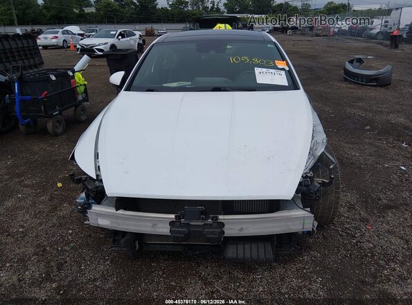 5NPEK4JC6NH144484 2022 HYUNDAI SONATA White Սալոնի հետևի տեսք