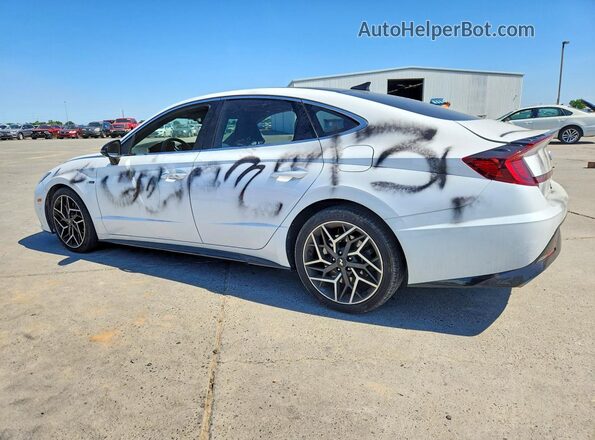 5NPEK4JC7MH131127 2021 HYUNDAI SONATA White Tył lewy